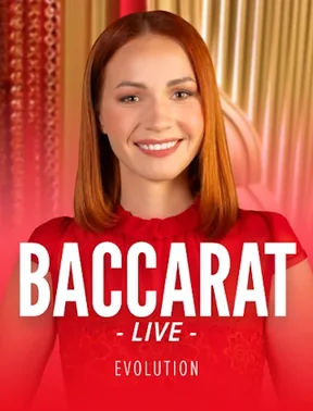 Live Baccarat table in the Trada Casino live rooms
