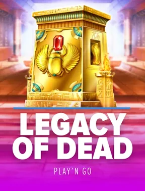 Legacy of Dead slot on the Trada Casino slot shelf
